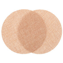 10Pcs Round Fabric Lamp Diffusers Khaki Color Eye Protection Lighting