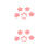 2Sets Pink ABS Creative Cookie Molds DIY Baking Tool for Biscuits 5