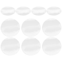 50Pcs Acrylic Magnifier Lens Clear Transparent Replacement for DIY Use