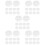 50Pcs Acrylic Magnifier Lens Clear Transparent Replacement for DIY Use 10