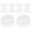 50Pcs Acrylic Magnifier Lens Clear Transparent Replacement for DIY Use 2