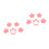 2Sets Pink ABS Creative Cookie Molds DIY Baking Tool for Biscuits 7