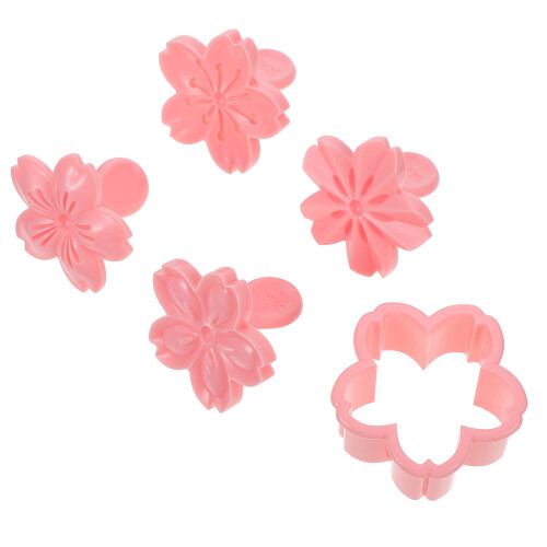 2Sets Pink ABS Creative Cookie Molds DIY Baking Tool for Biscuits 1