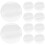 50Pcs Acrylic Magnifier Lens Clear Transparent Replacement for DIY Use 3