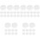50Pcs Acrylic Magnifier Lens Clear Transparent Replacement for DIY Use 5