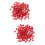200Pcs Red Pushpin Markers Round Head Map Tacks for DIY 7