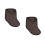 2Pcs Light Brown Cotton Violin Shoulder Rest Comfortable Support Pad 5