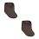 2Pcs Light Brown Cotton Violin Shoulder Rest Comfortable Support Pad 4