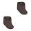 2Pcs Light Brown Cotton Violin Shoulder Rest Comfortable Support Pad 10