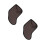 2Pcs Light Brown Cotton Violin Shoulder Rest Comfortable Support Pad 9