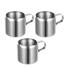 6Pcs Stainless Steel Coffee Frothing Cup Milk Steamer Jug for Espresso