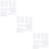 150Pcs White Adhesive Cord Holders Fabric Straps for Cable Management 11