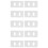30Pcs White Pet Vertical Blind Repair Tabs Replacement Parts 1