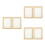 6Pcs Handmade DIY Paper Making Frames Wooden Screen Craft Kit Beige 7