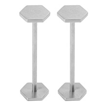 4Pcs Sleek Silver Chopsticks Rest Holder Kitchen Fork Spoon Stand