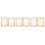6Pcs Handmade DIY Paper Making Frames Wooden Screen Craft Kit Beige 5