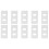 30Pcs White Pet Vertical Blind Repair Tabs Replacement Parts 2