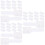 150Pcs White Adhesive Cord Holders Fabric Straps for Cable Management 9