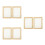 6Pcs Handmade DIY Paper Making Frames Wooden Screen Craft Kit Beige 10