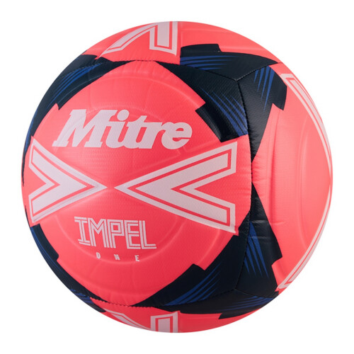Mitre (3, Fluorescent Pink/White/Black) Mitre Impel One Football 1
