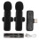 Micrófono de solapa 2.4 GHz 150 mAh negro compacto USB-C 2