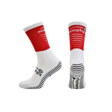 (3-5 Years, Red/White) Murphys Childrens/Kids Pro GAA Gripped Mid Calf Socks
