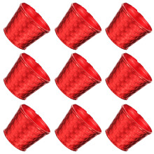 20Stk Roter Plastik Baumhalter Für Weihnachtsbaum Und Partydeko