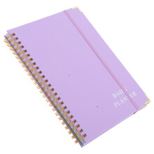 3Stk A5 Leder Notizbuch Liniert Spiral Hardcover Büro Studium