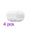 12Pièces Blancs En Peluche Douce Pour Poudre 1