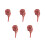 5Pièces Steak Factice Rouge Simulation Pour Enseignement 7