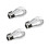 3Pièces Sourdine Trombone En ABS Argent Facile À Installer 8