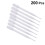 200Pièces Pipettes Transfert Plastique 3Ml Transparente Usage Lab 3