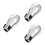 3Pièces Sourdine Trombone En ABS Argent Facile À Installer 10