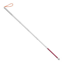 Canne Pliable Pour Aveugle En Alliage Titane Argenté Portable