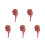 5Pièces Steak Factice Rouge Simulation Pour Enseignement 5