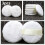 12Pièces Blancs En Peluche Douce Pour Poudre 3