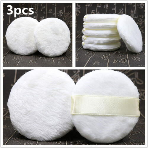 12Pièces Blancs En Peluche Douce Pour Poudre 2