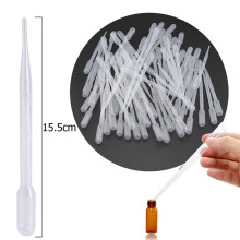 200PiĂšces Pipettes Transfert Plastique 3Ml Transparente Usage Lab