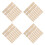 96Pièces Poignées En Bois Pour Seau Remplacement Durable Beige 8
