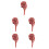 5Pièces Steak Factice Rouge Simulation Pour Enseignement 10