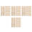 96Pièces Poignées En Bois Pour Seau Remplacement Durable Beige 6