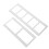 3Pièces Matrices Métal Argentées Pour Scrapbooking Embossage Durable 3