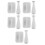 5Ensembles Outils Massage Silicone Blancs Portable 9
