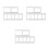 3Pièces Matrices Métal Argentées Pour Scrapbooking Embossage Durable 7