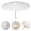 3Pièces Ombrelles Blanches En Papier Main Pour Mariage Style Chinois 11