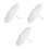 3Pièces Ombrelles Blanches En Papier Main Pour Mariage Style Chinois 9