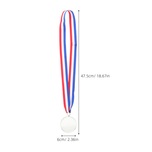 6Pièces Trophées Mini, Médailles Sport À Graver, Coloré 1