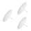3Pièces Ombrelles Blanches En Papier Main Pour Mariage Style Chinois 5