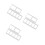 3Pièces Matrices Métal Argentées Pour Scrapbooking Embossage Durable 9
