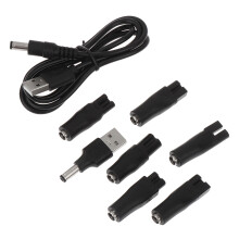 3Ensembles Kit Chargeur USB Noir En Pour Tondeuses Et Rasoirs